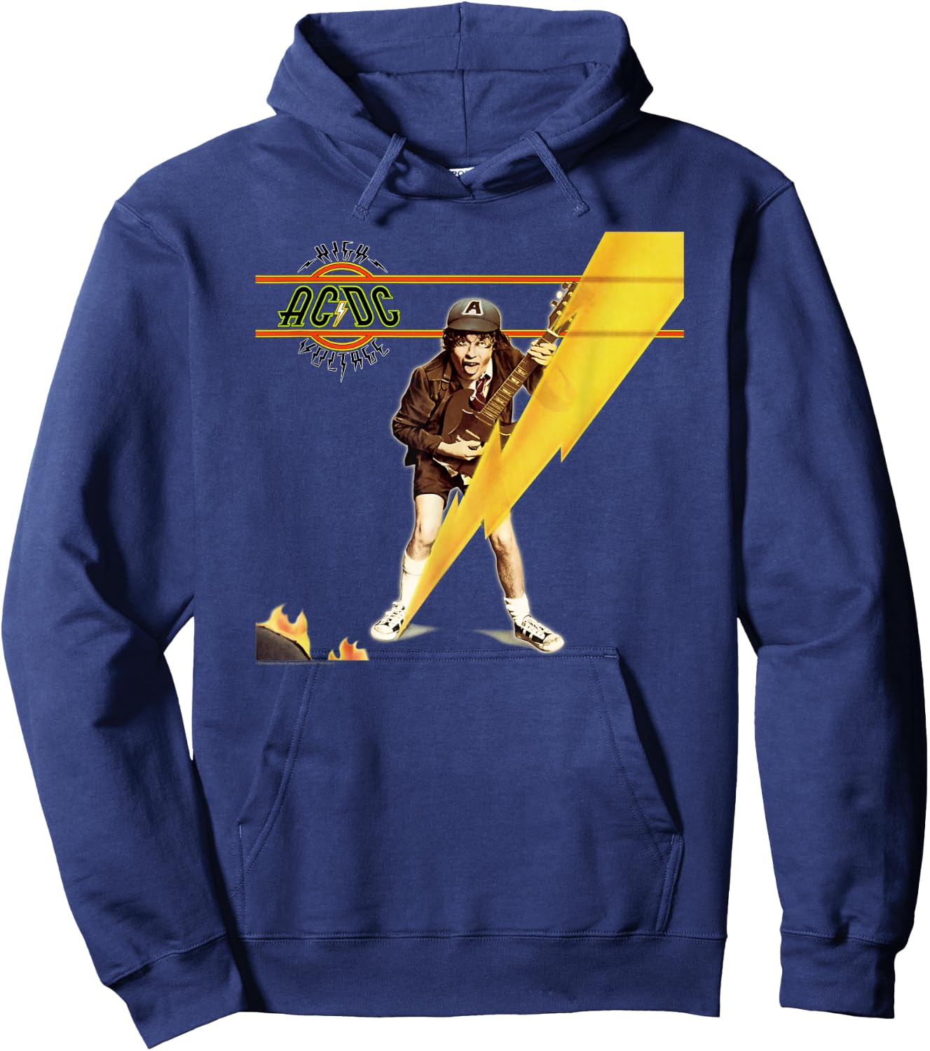 AC/DC High Voltage Albumcover Hoodie - Hoodie | Navy