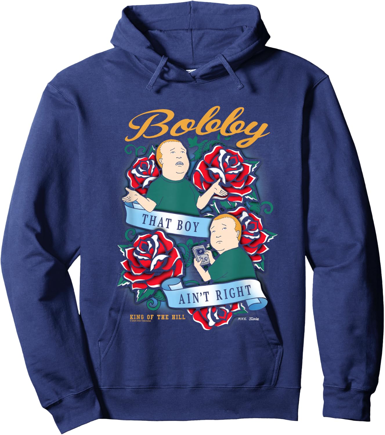 King of The Hill Bobby That Boy Ain't Right Tattoo Poster Hoodie - Hoodie | Navy