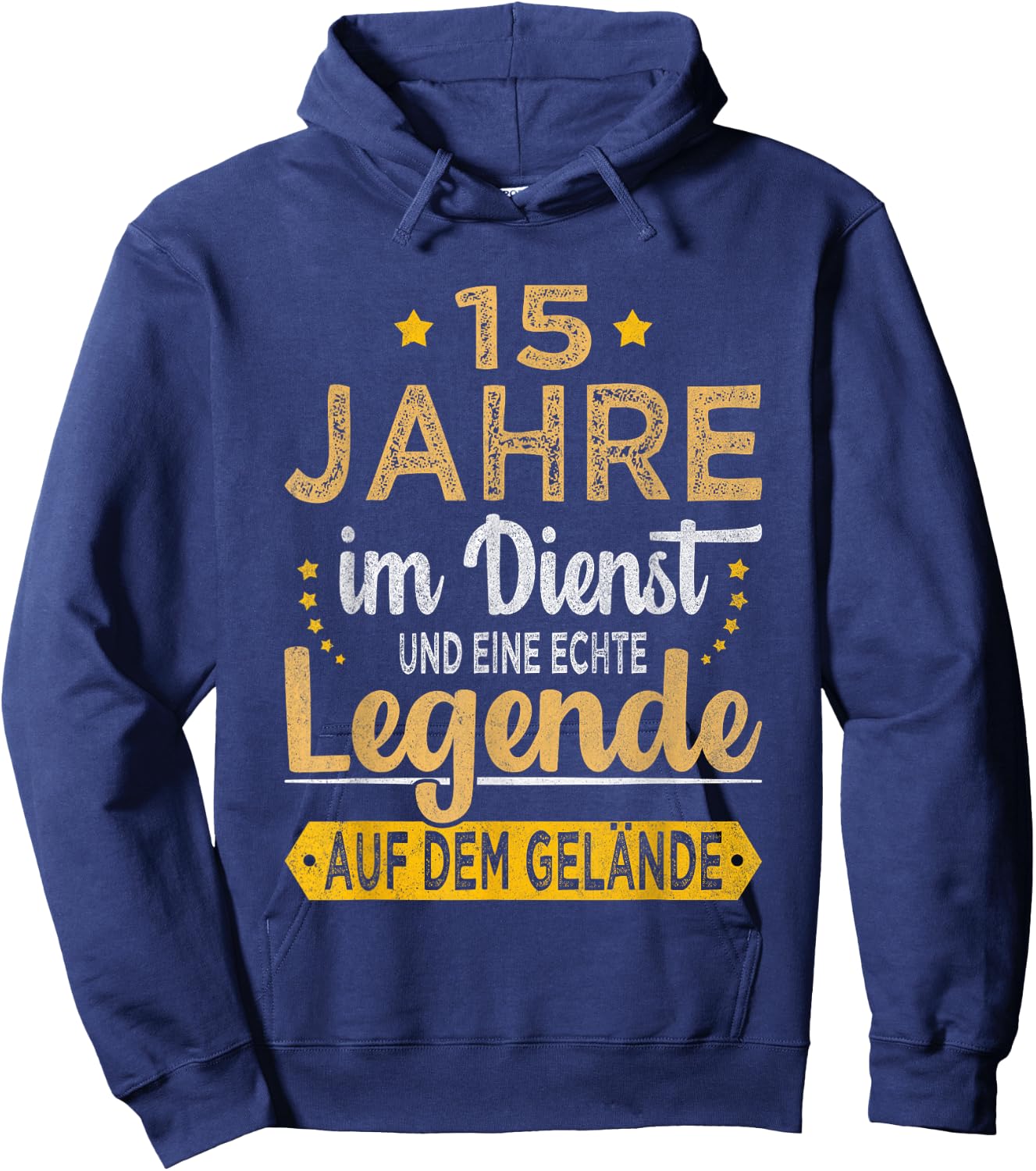 15 Jähriges Dienstjubiläum Arbeitsjubiläum Firmenjubiläum Hoodie - Hoodie | Navy