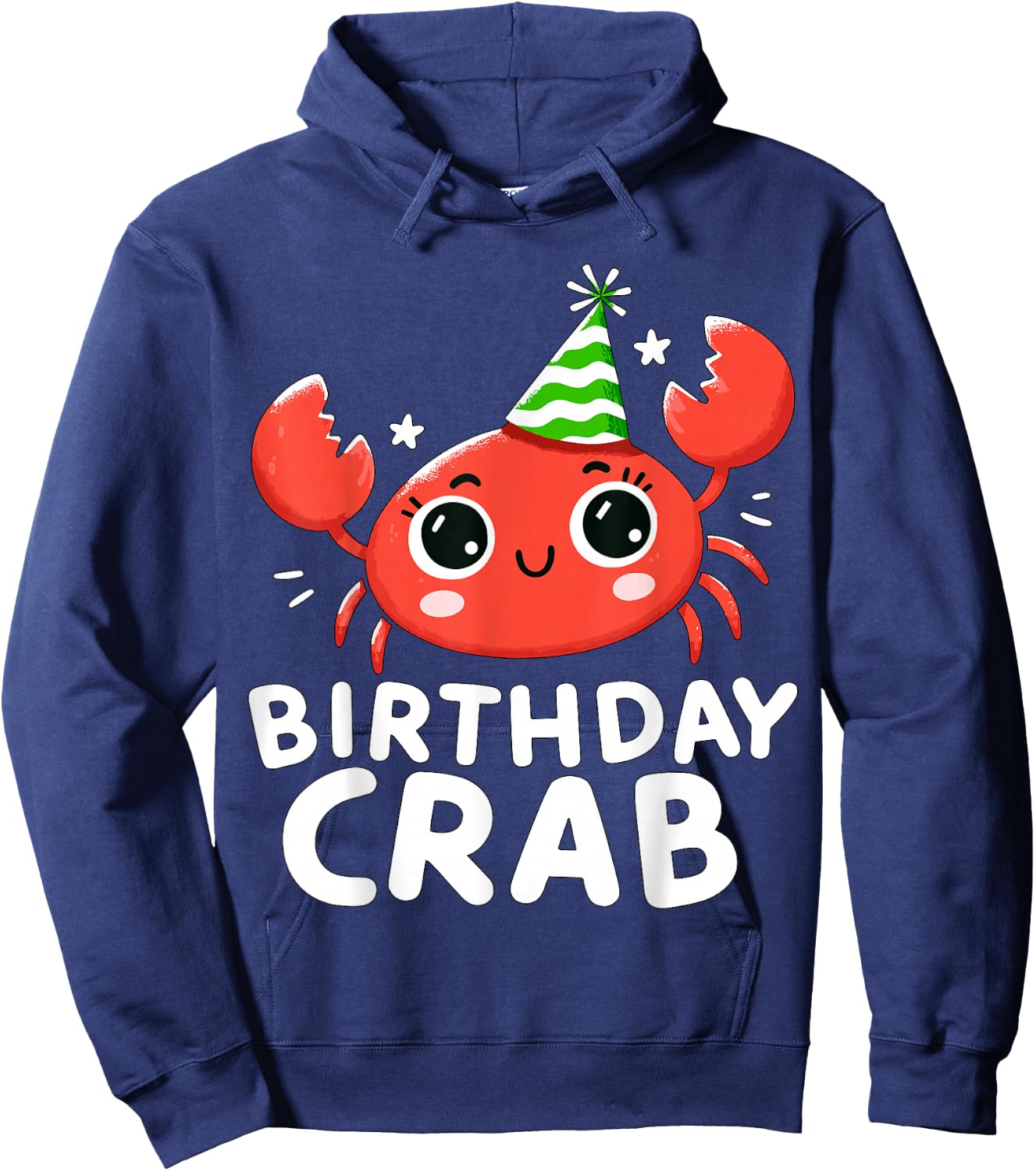 Birthday Crab Party Hoodie - Hoodie | Navy