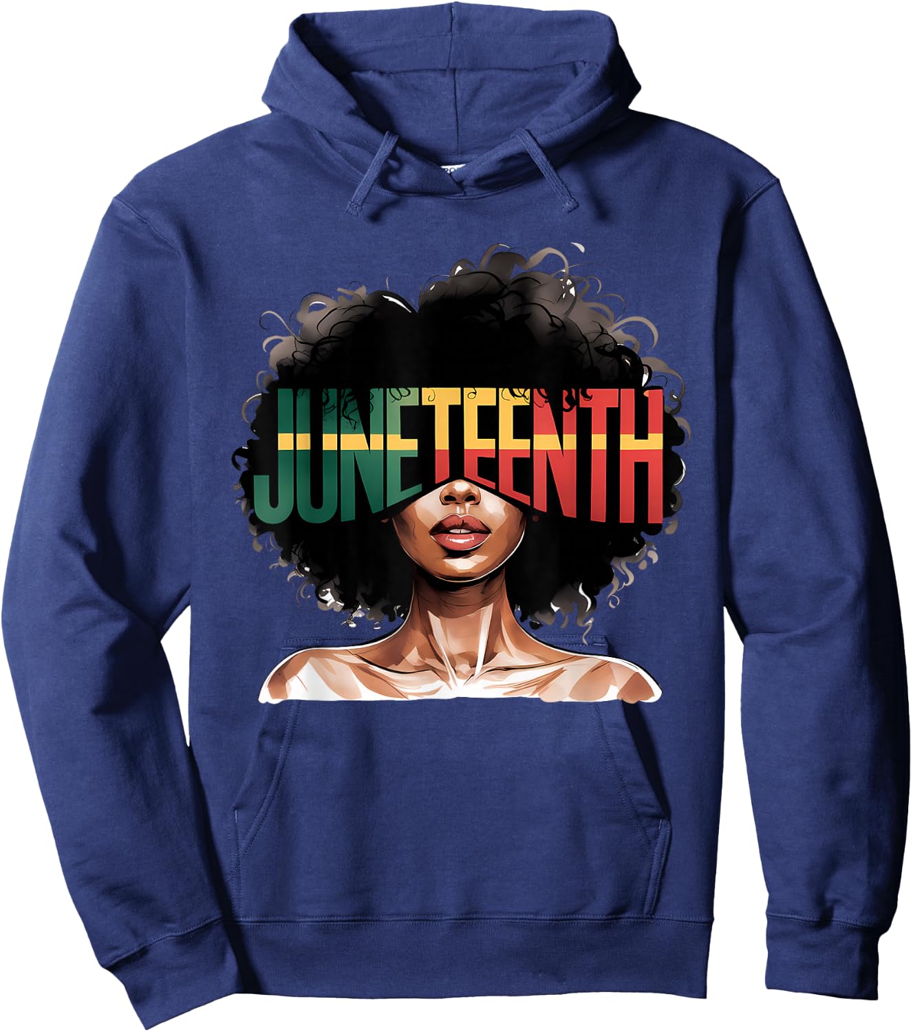 Black History Month African American Juneteenth Women Hoodie - Hoodie | Navy