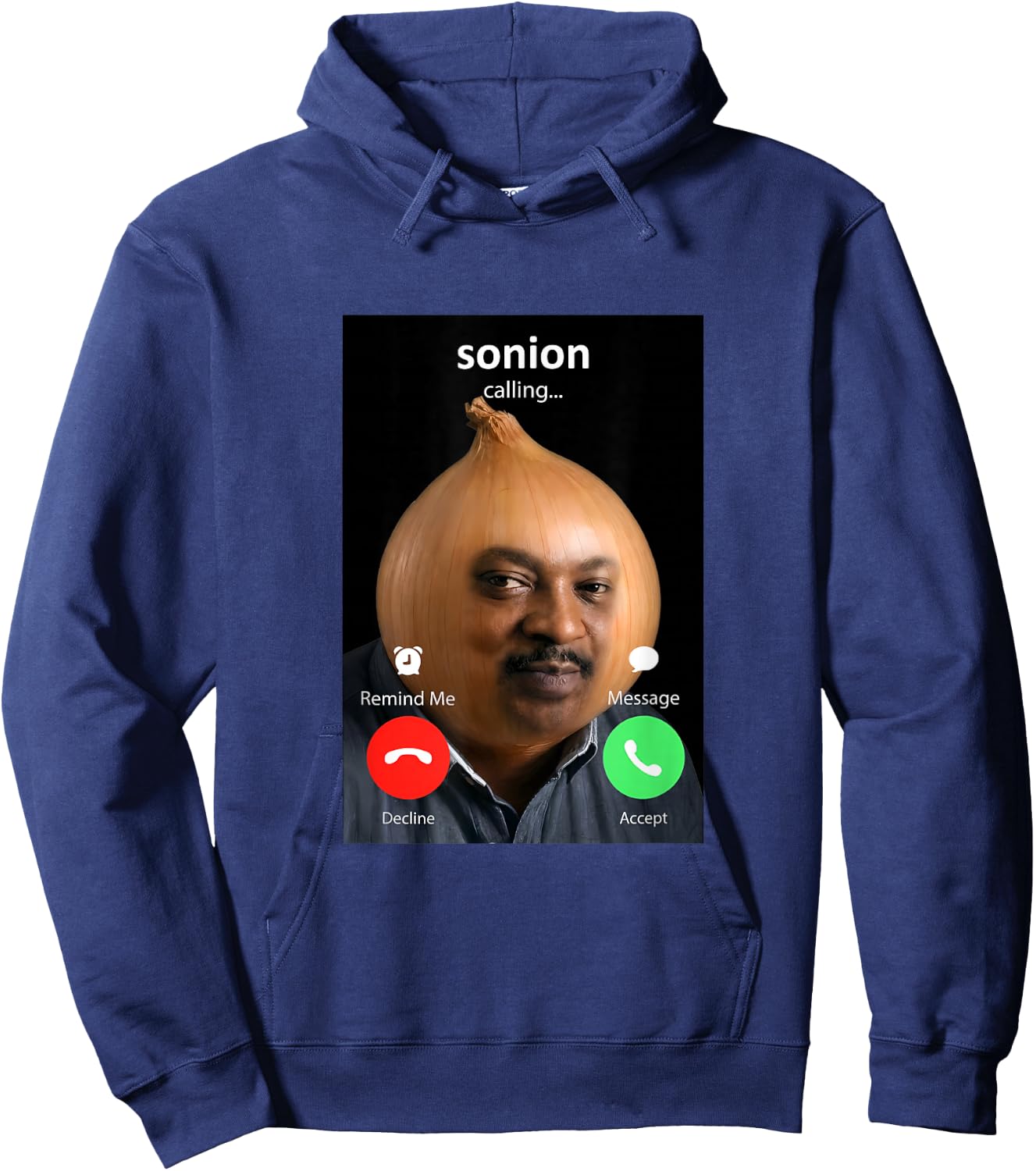 Funny Sonion Calling Tuff Meme GenZ Hoodie - Hoodie | Navy
