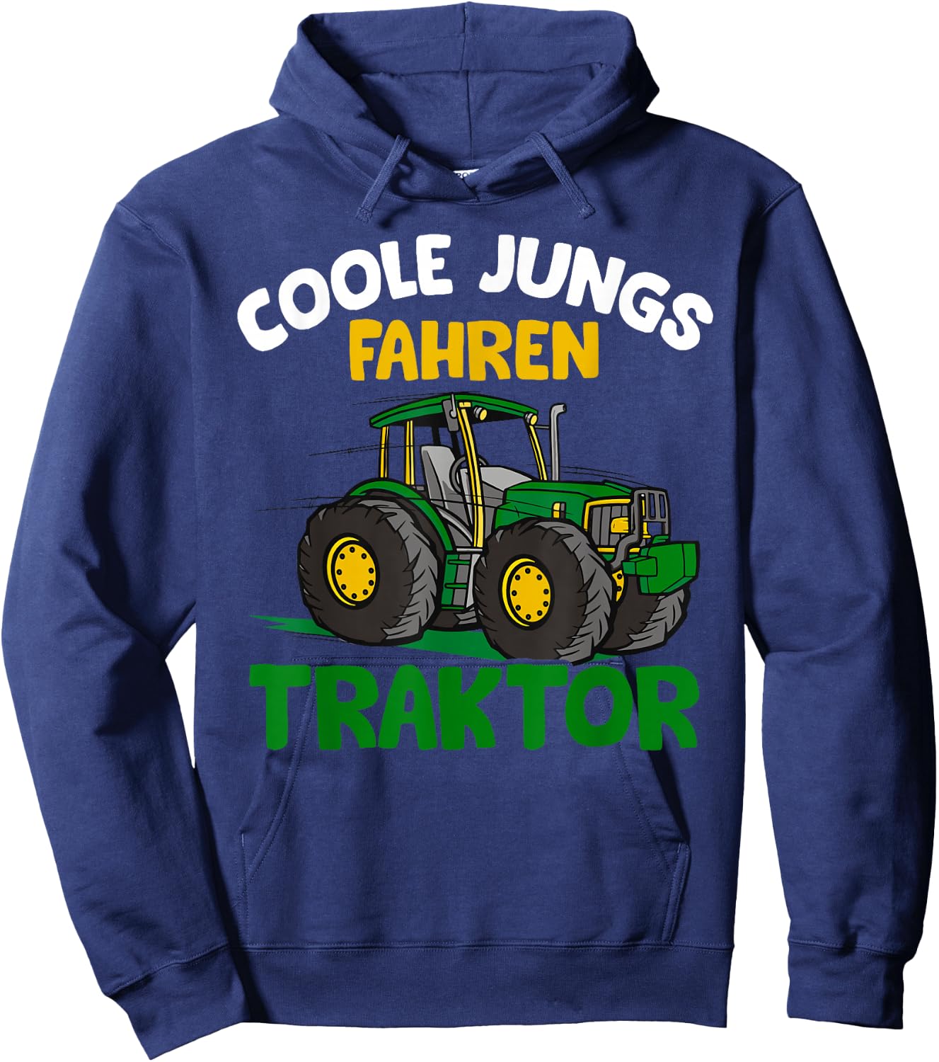 Shirts of Heaven Coole Jungs fahren Traktor, Trecker, Landwirtschaft Sprüche Hoodie - Hoodie | Navy
