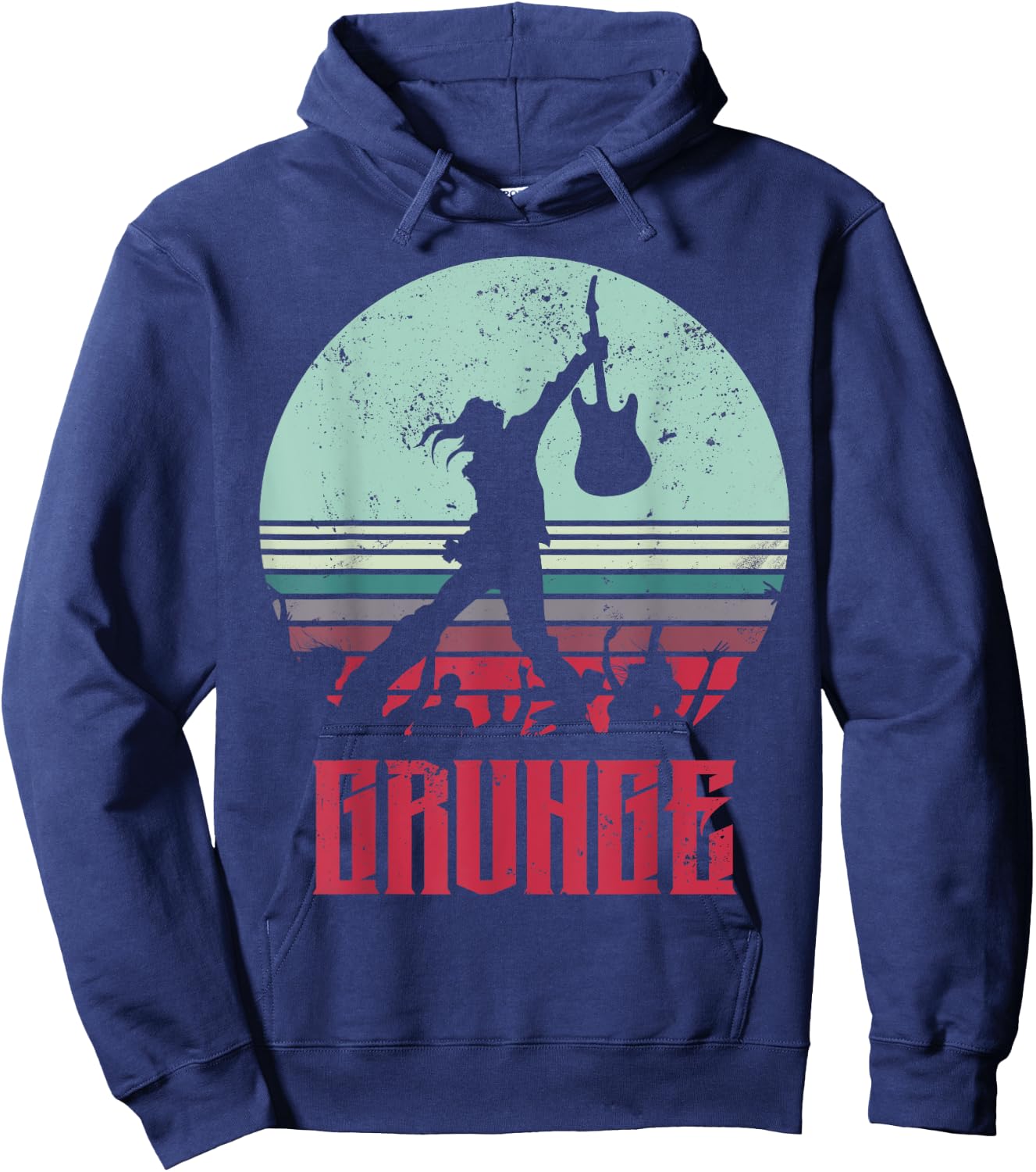 Grunge 80s & 90s Music Designs And Gift Hoodie - Hoodie | Navy