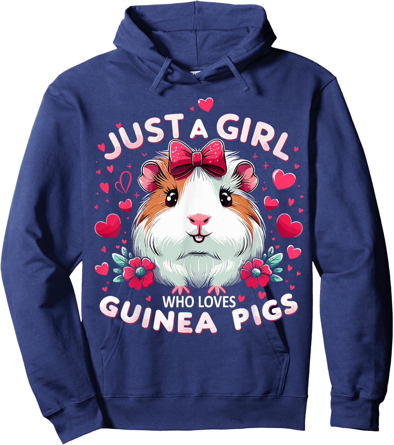 Just A Girl Who Loves Guinea Pigs Lover Mom Hoodie - Hoodie | Navy