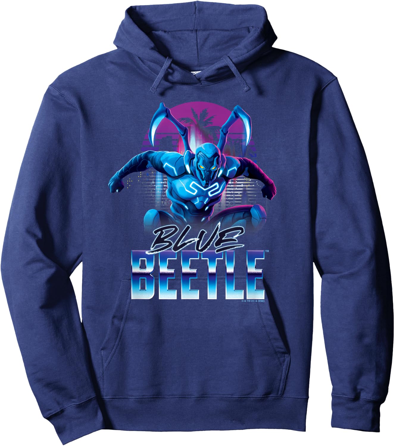 Blue Beetle Movie City Protector Hoodie - Hoodie | Navy