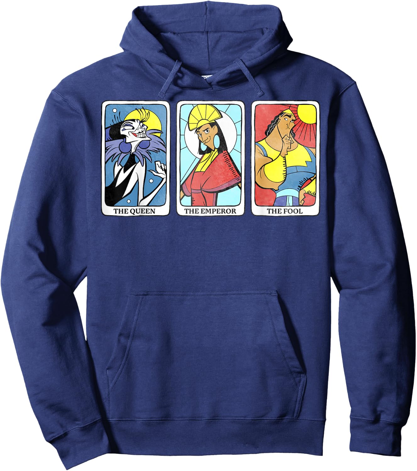 Disney Emperor's New Groove Character Tarot Cards Hoodie - Hoodie | Navy