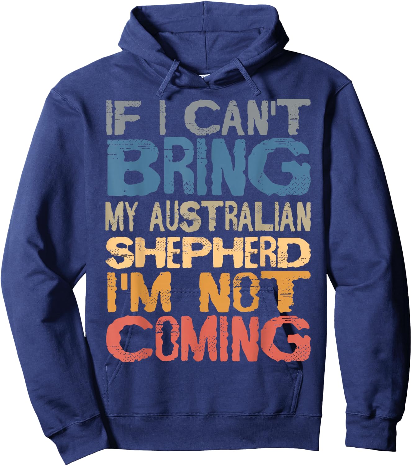 Australian Shepherd Aussie American Herding Dog Breed Women Girls Kids Hoodie - Hoodie | Navy