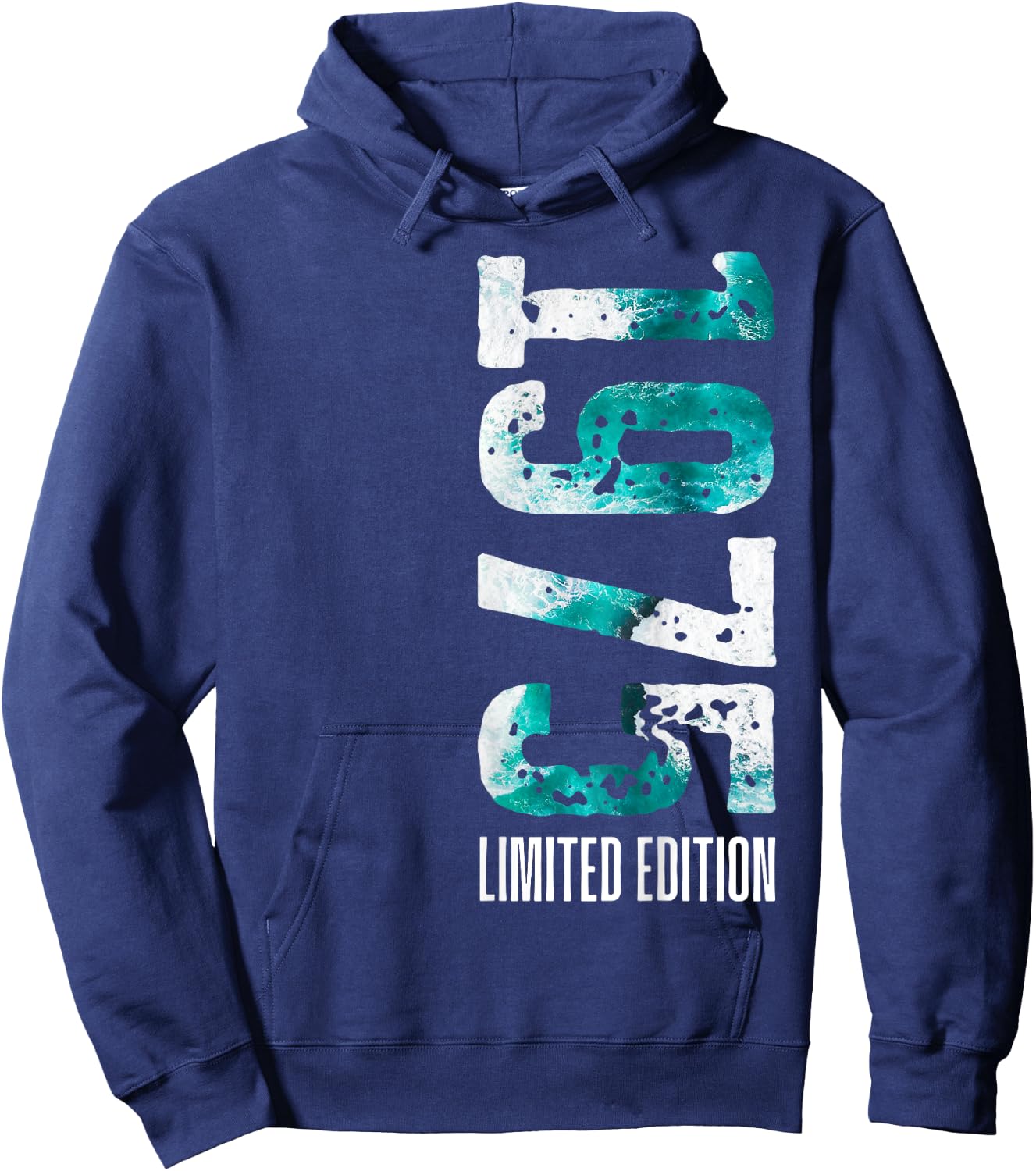 Limited Edition 1975 Man Woman 50th Birthday 50th Birthday , Black, S Hoodie - Hoodie | Navy