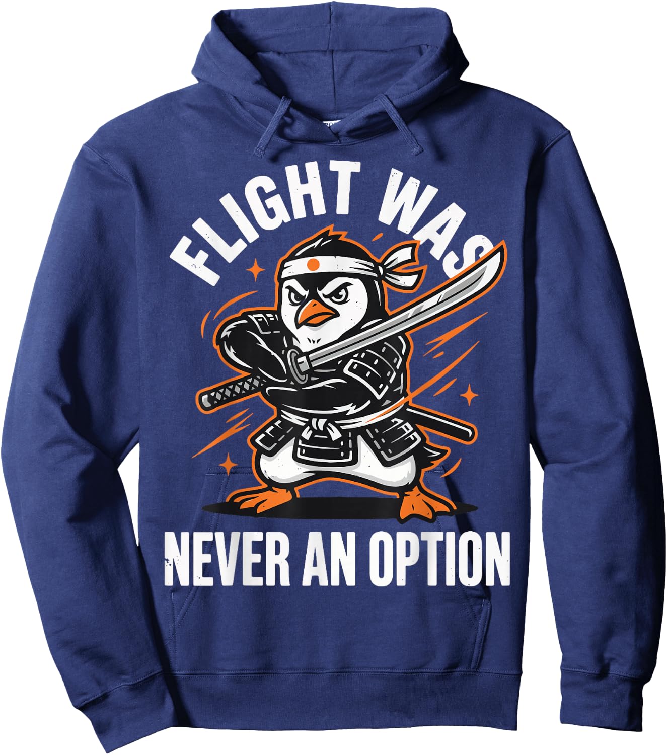 Flight was Never an Option Hoodie - Hoodie | Navy