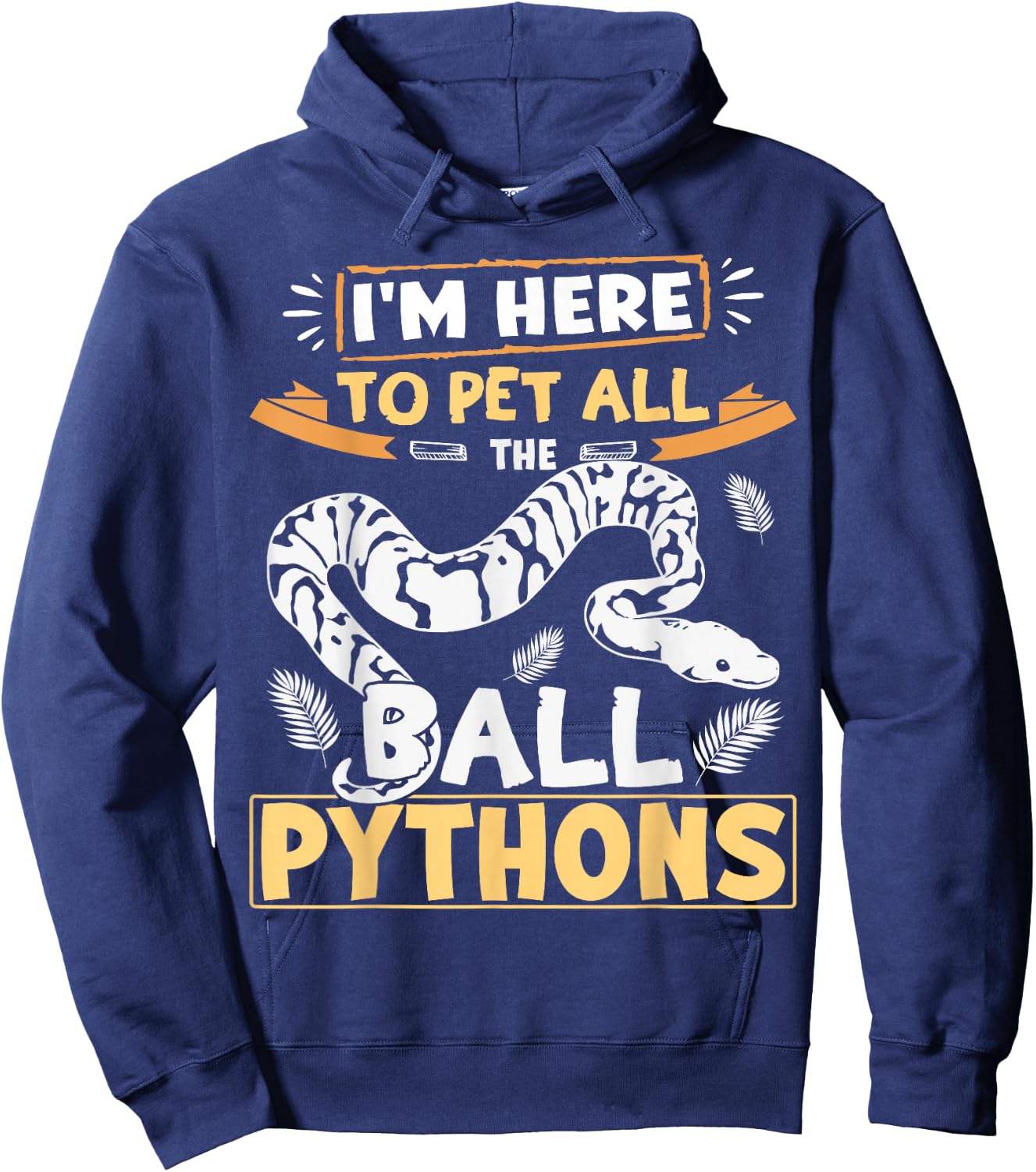Royal Python Starter Kit Hide X-Large Kids Ball Python Hoodie - Hoodie | Navy