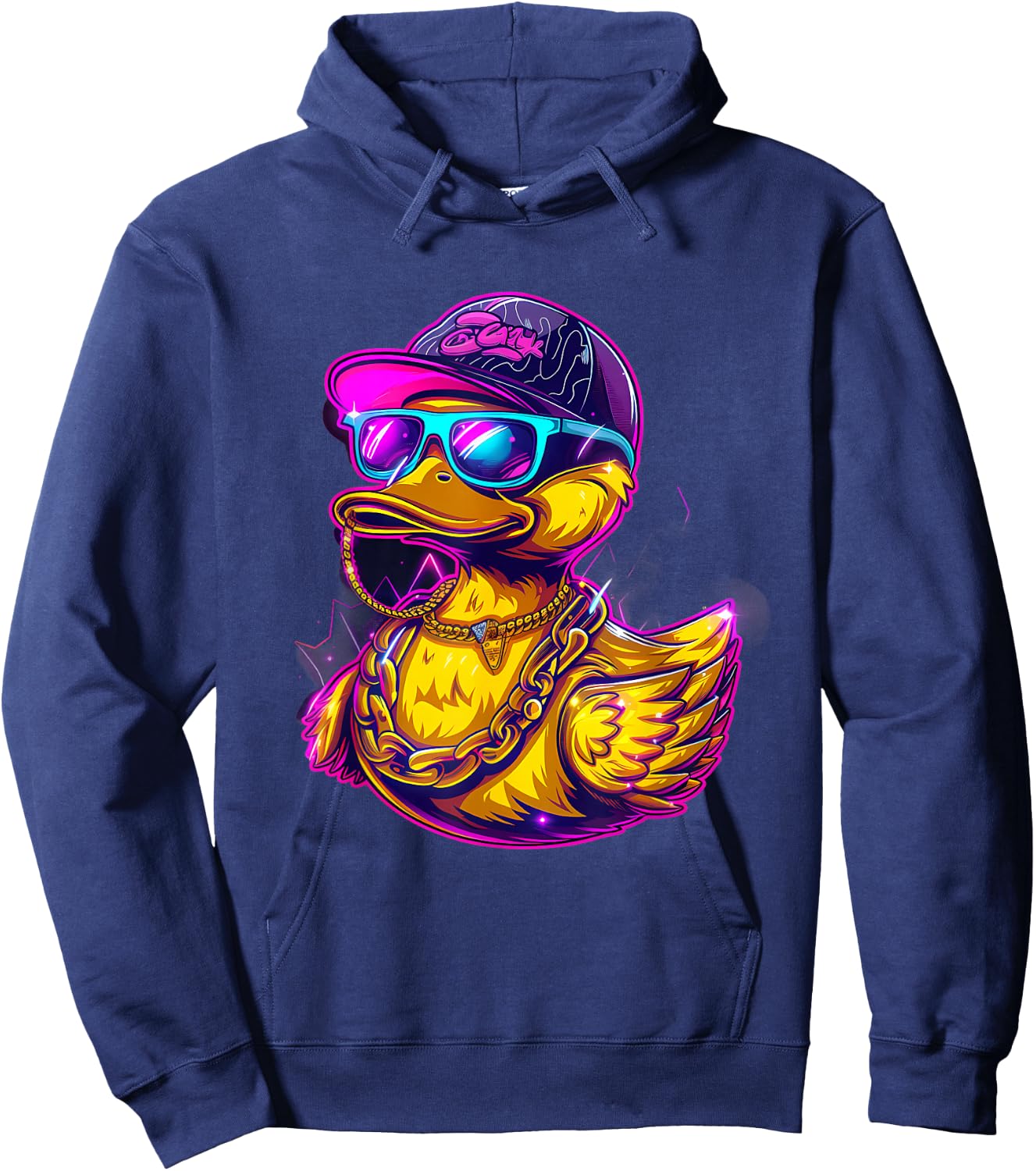 Rubber Duck Hip Hop Fashion Rubber Duckling Rubber Duckie Hoodie - Hoodie | Navy