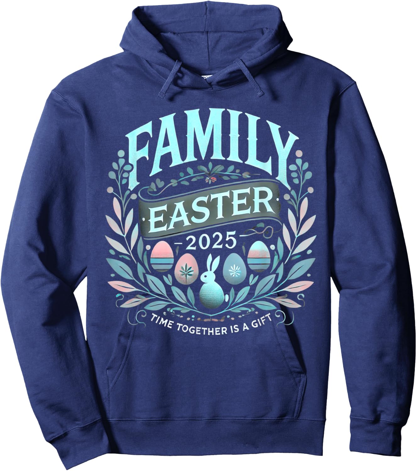 Family Easter 2025 Easter Crew Matching Group Hoodie - Hoodie | Navy