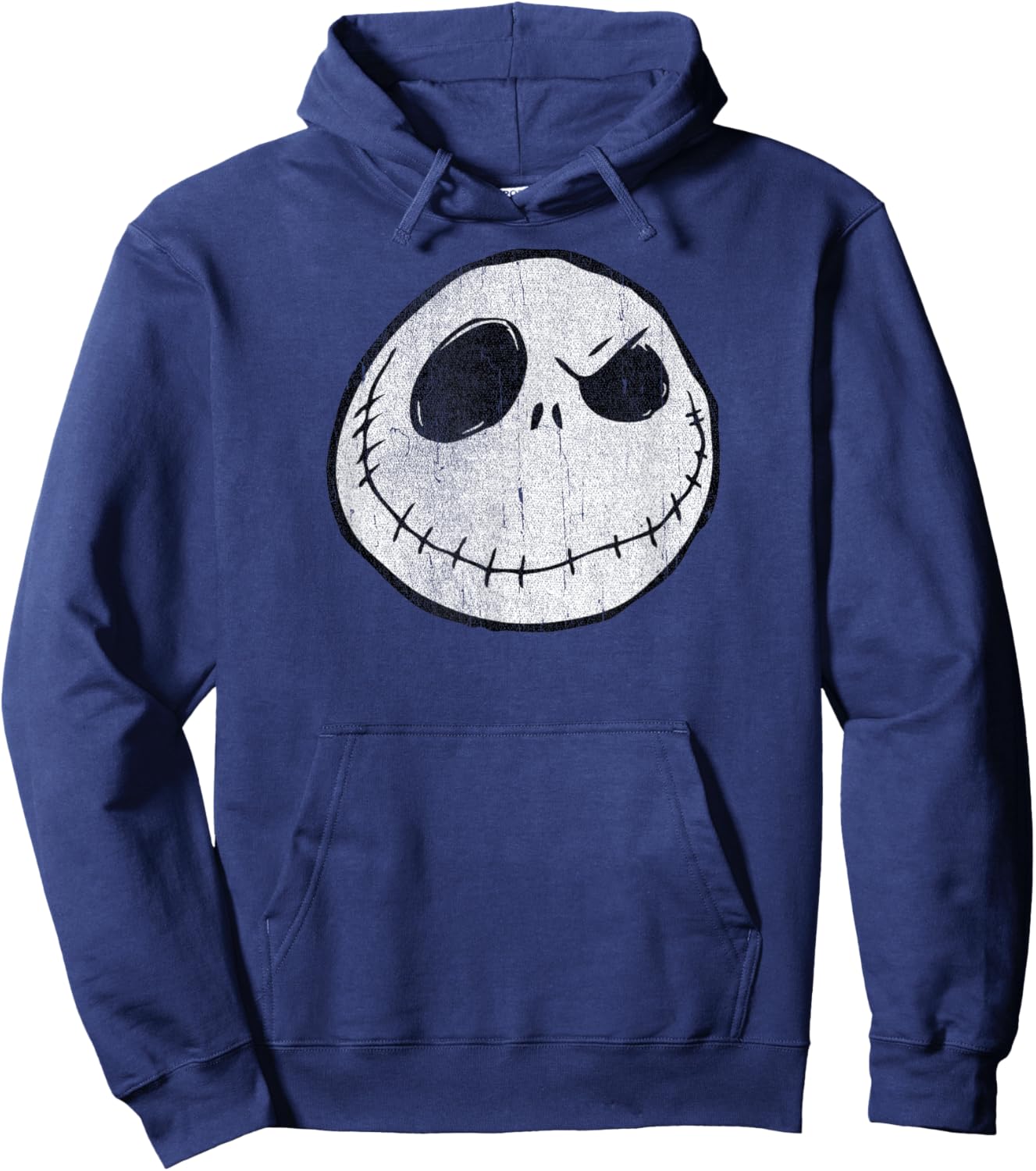 The Nightmare Before Christmas - Jack Skellington Face Hoodie - Hoodie | Navy