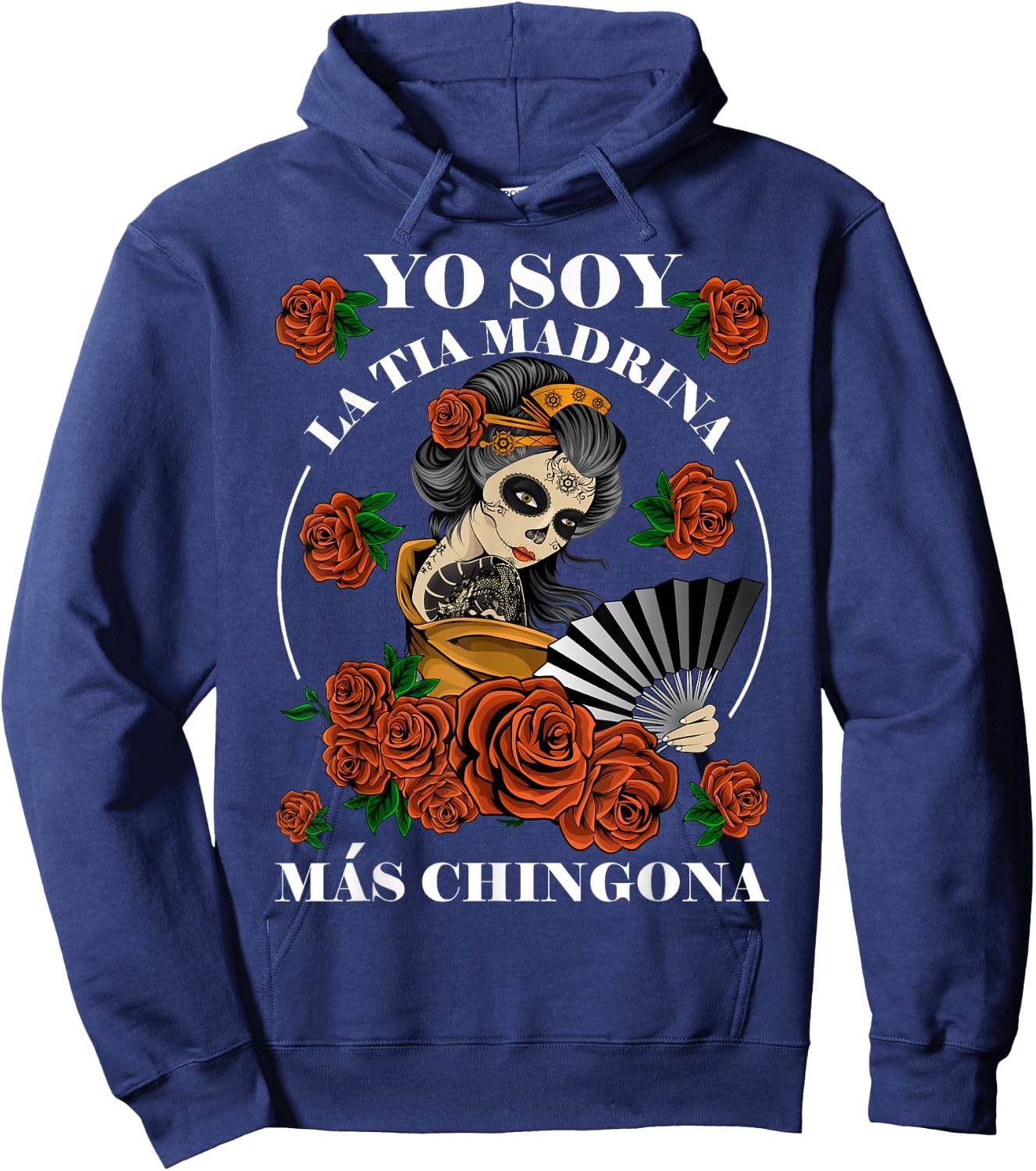 Yo Soy La Tia Madrina Mas Chingona Tia Madrina Proposal Hoodie - Hoodie | Navy