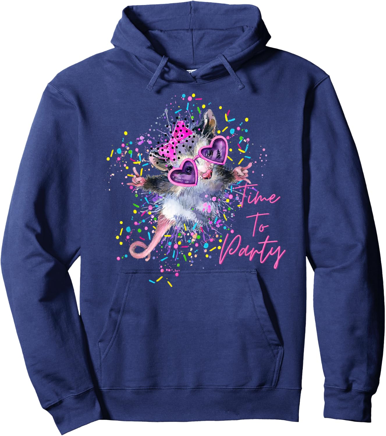 Mädchen, Damen-Party-Maus, lassen Sie uns Partygeschenk Hoodie - Hoodie | Navy