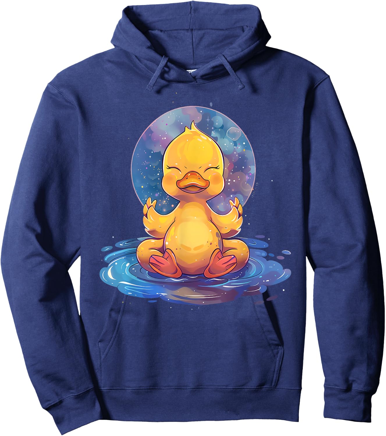 Rubber Duck Meditation Rubber Duckie Rubber Duckling Hoodie - Hoodie | Navy