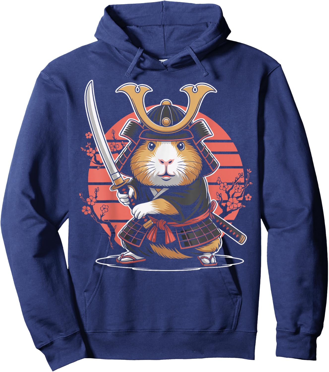 Guinea Pig Samurai Guinea Pig Hoodie - Hoodie | Navy