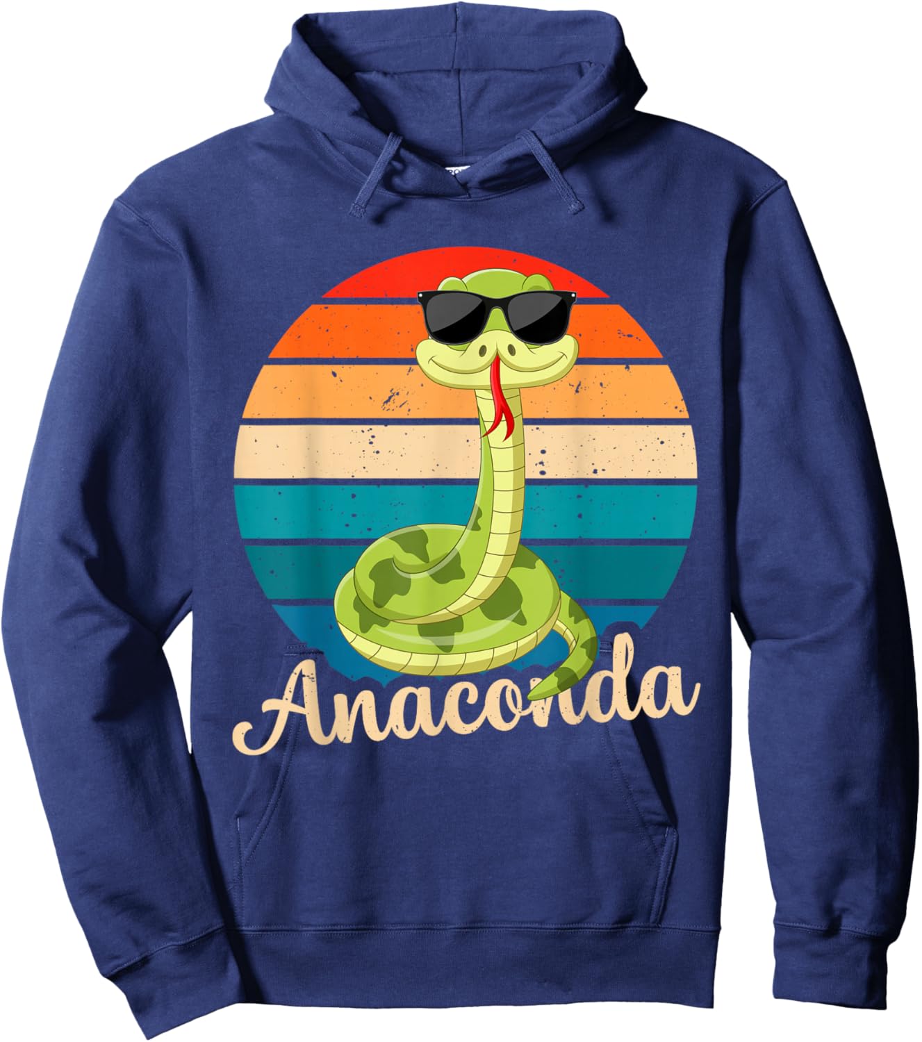 Anaconda Snake Cute Sunglasses Women Kids , Black, S Hoodie - Hoodie | Navy