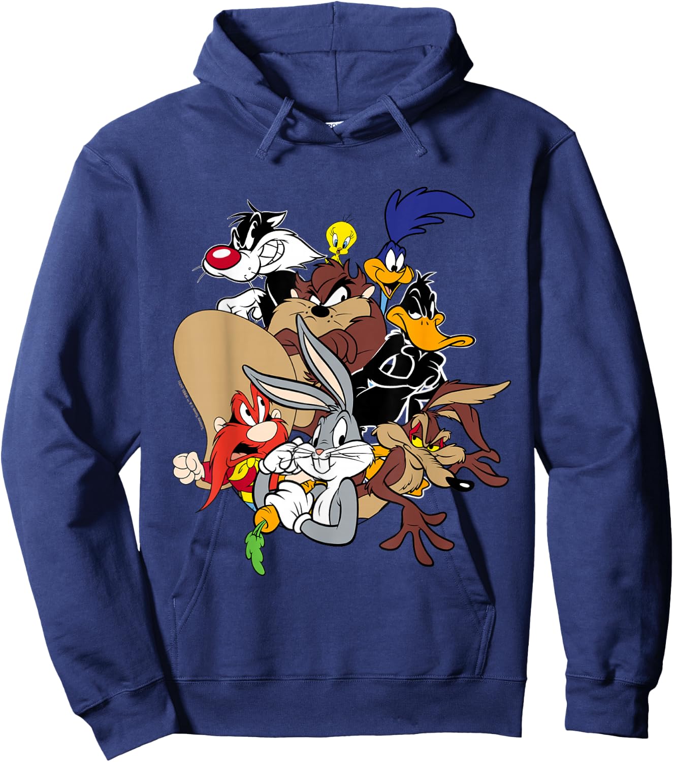 Looney Tunes Main Group of Characters Hoodie - Hoodie | Navy