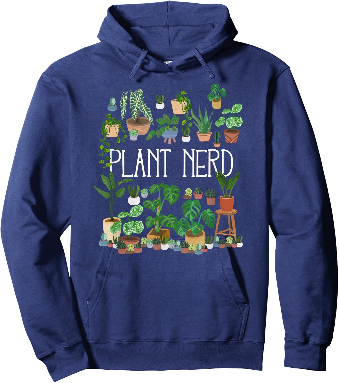 Plant Nerd Hoodie - Hoodie | Navy