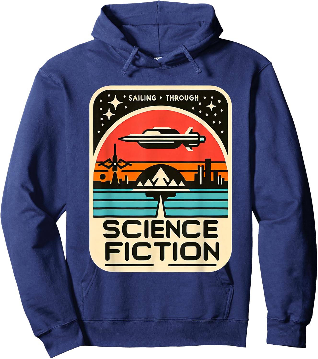 Sailing Through Science Fiction Hoodie - Hoodie | Navy