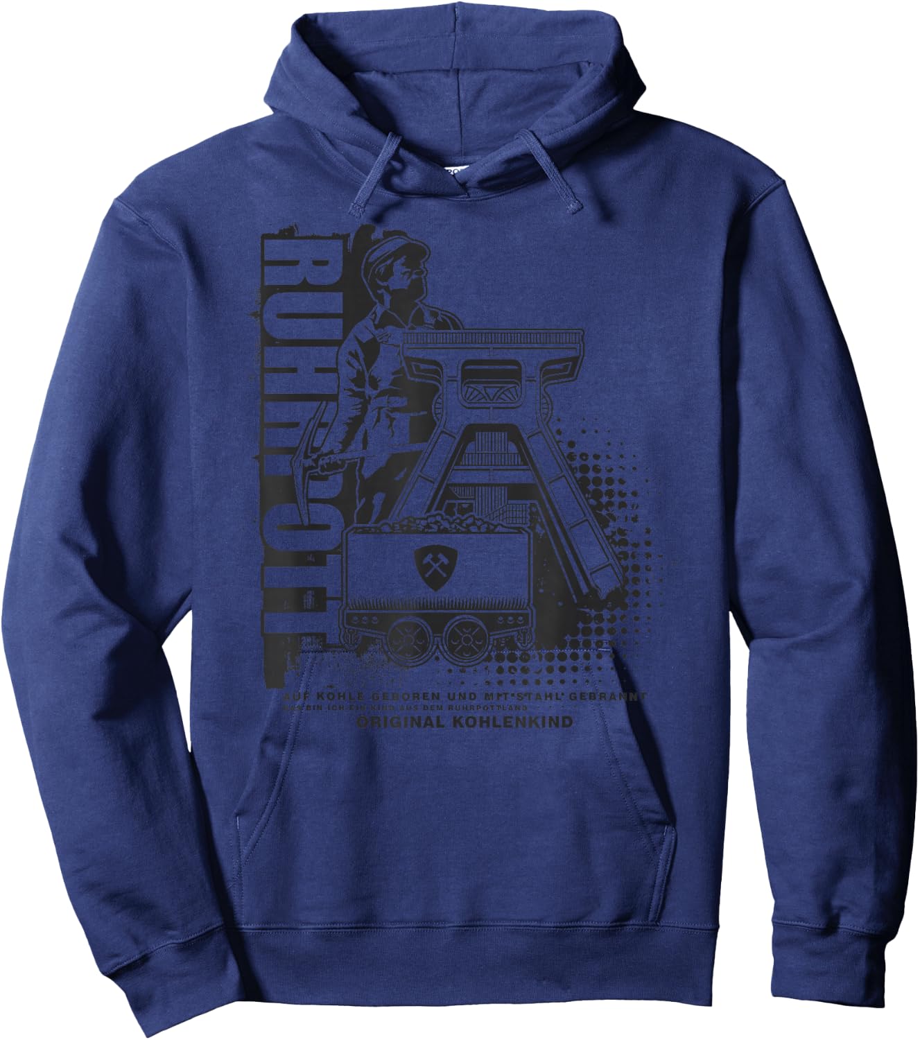 Ruhrpott Original Kohlenkind Hoodie - Hoodie | Navy