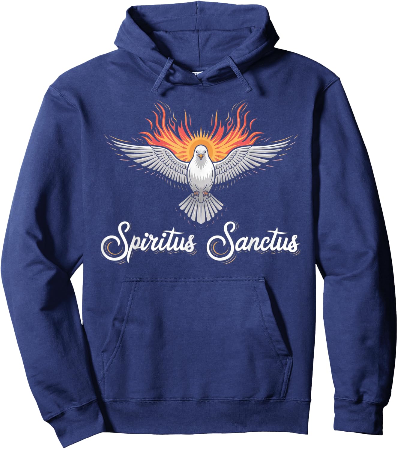 Holy Spirit Confirmation Latin Mass Catholic Hoodie - Hoodie | Navy