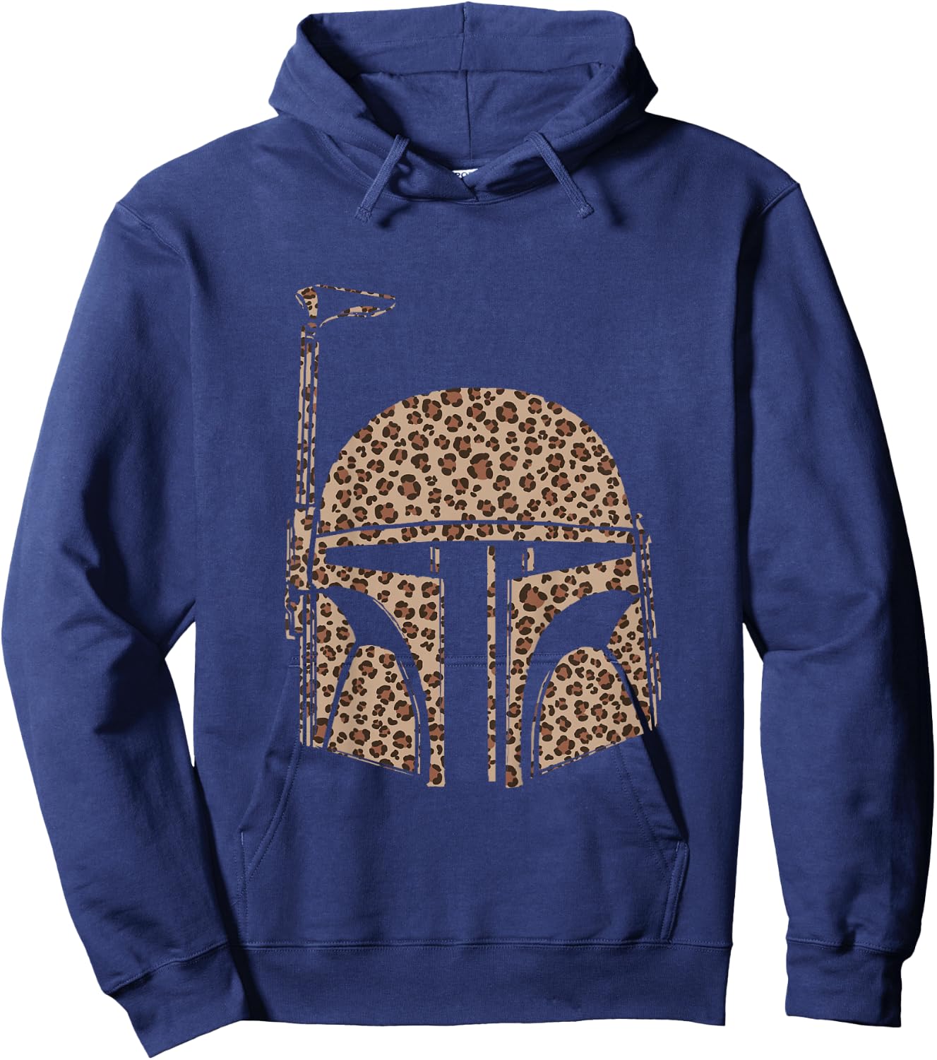 Kids Star Wars Classic Boba Fett Cheetah Print Vintage Helmet Hoodie - Hoodie | Navy