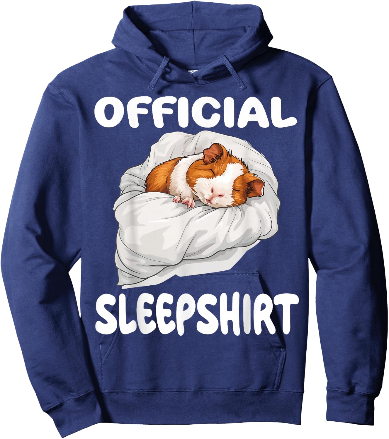 Guinea Pig Official Sleepshirt Pajamas Nightgown Hoodie - Hoodie | Navy