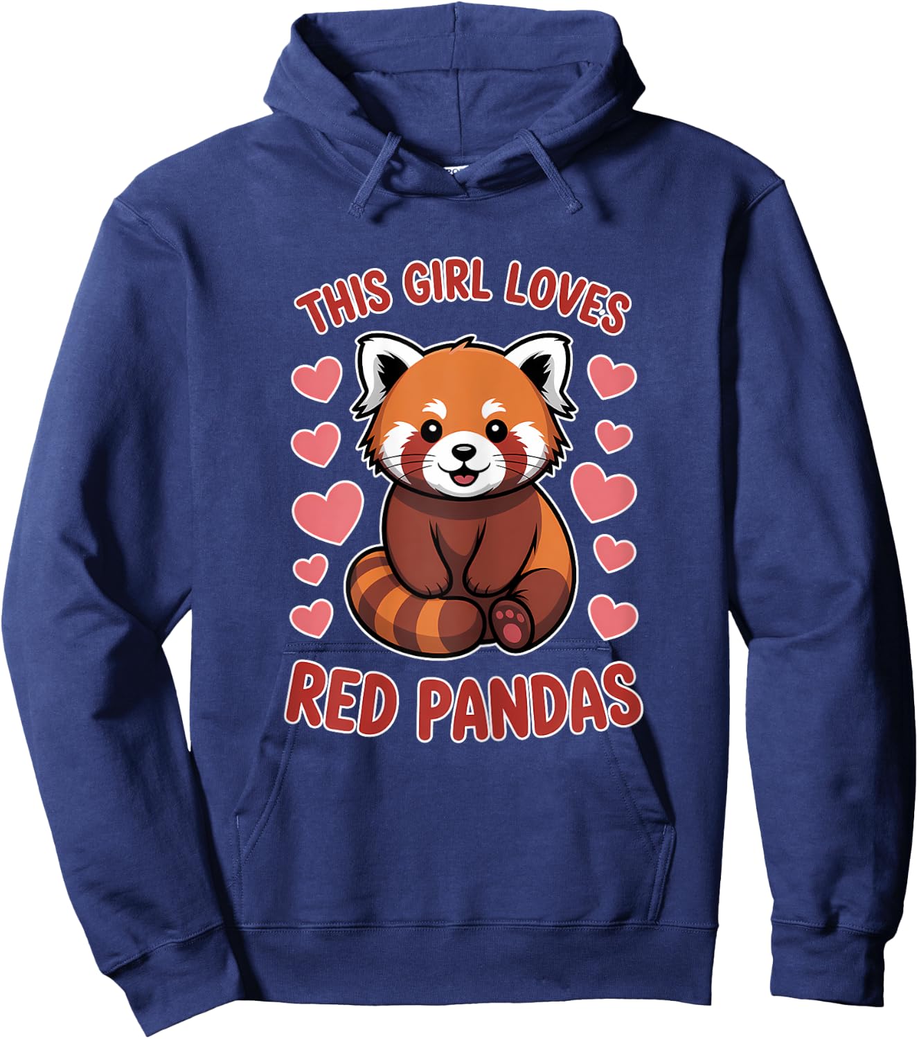 Red Pandas Funny Red Panda Hoodie - Hoodie | Navy