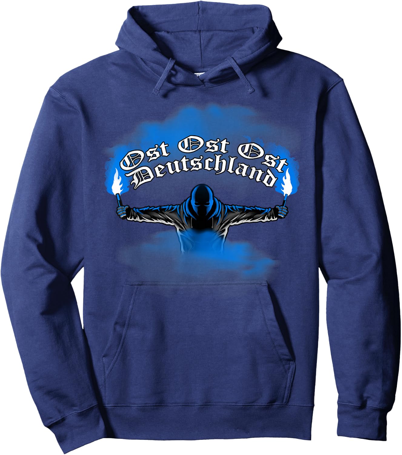 East Germany – Pyrotechnics – Pyro – Bengalo – Blue Hoodie - Hoodie | Navy
