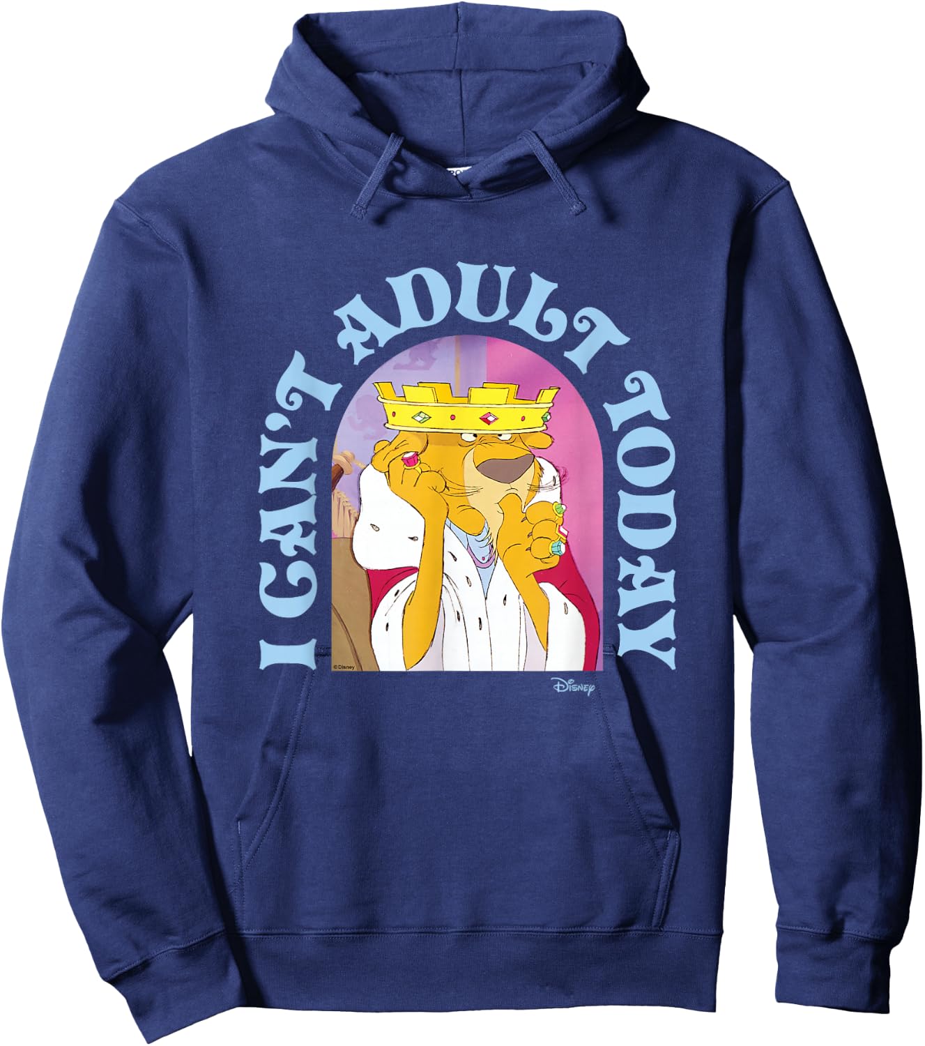 Robin Hood - Prince John Can't Adult Today Hoodie - Hoodie | Navy
