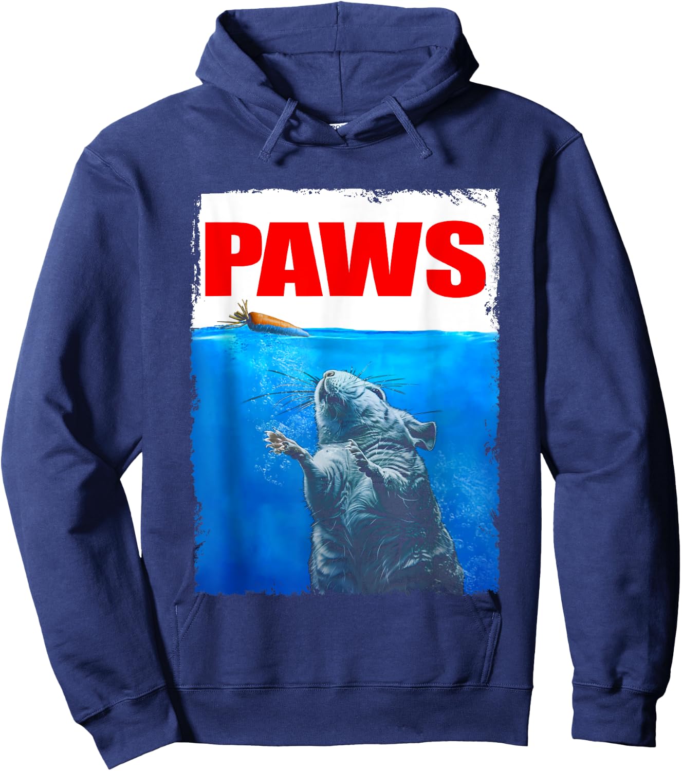 Vintage Love Chinchilla PAWS Awesome Animal Outfits Happily Hoodie - Hoodie | Navy