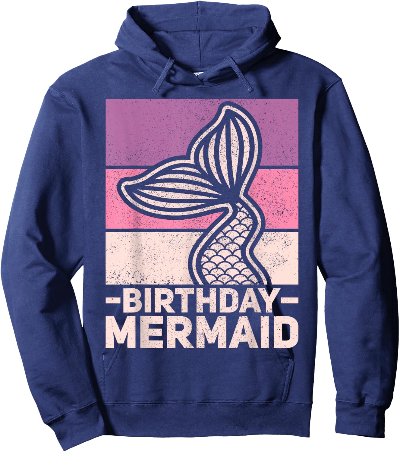 Mermaid Birthday Outfit Mermaid Party Costume Bday Mermaid Hoodie - Hoodie | Navy