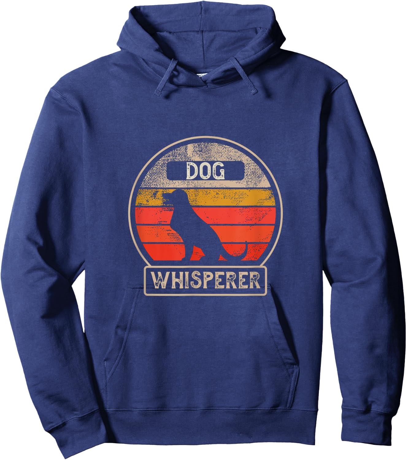 Dog Whisperer - Vintage Retro - Animal Hoodie - Hoodie | Navy