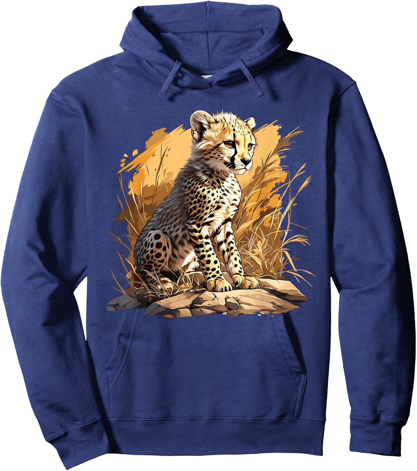 Cheetah Cheetah Cheetah , black Hoodie - Hoodie | Navy