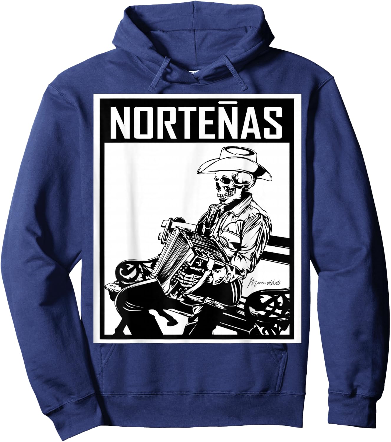 Nortenas Calavera Hoodie - Hoodie | Navy