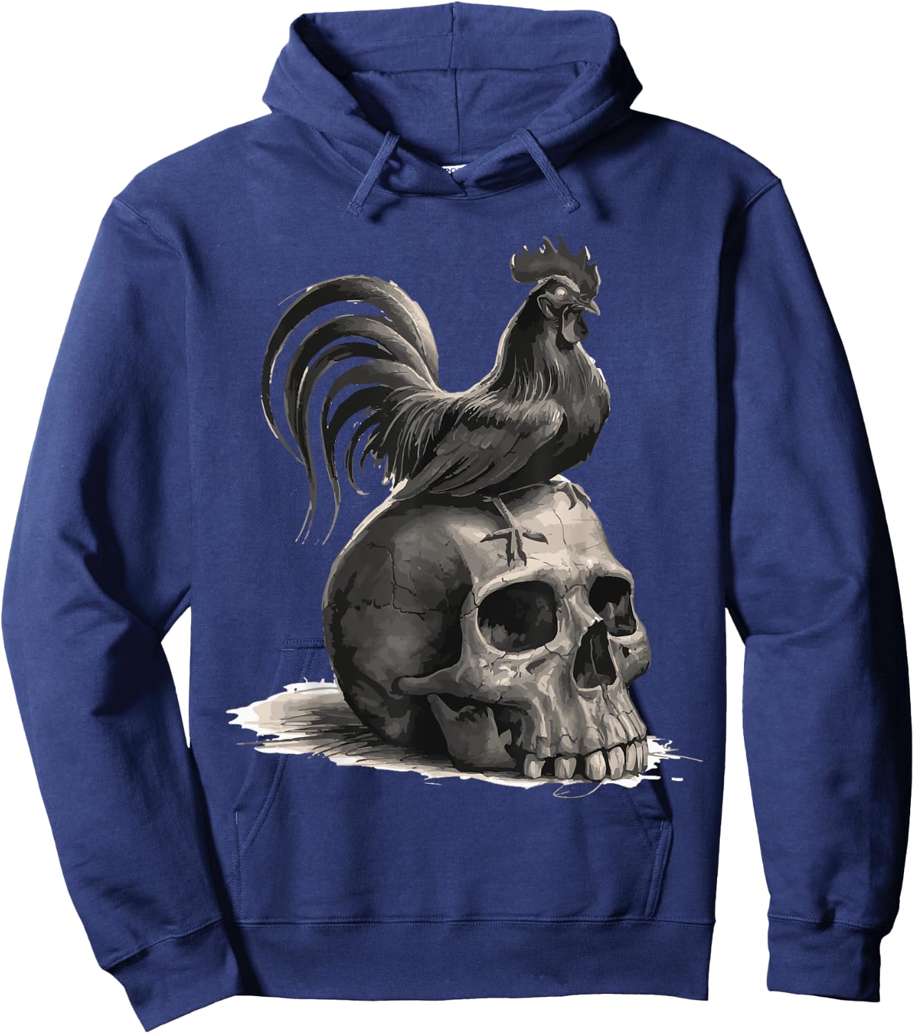 Rooster Halloween Hen Farmers Men Women Scary Rooster Lover Hoodie - Hoodie | Navy