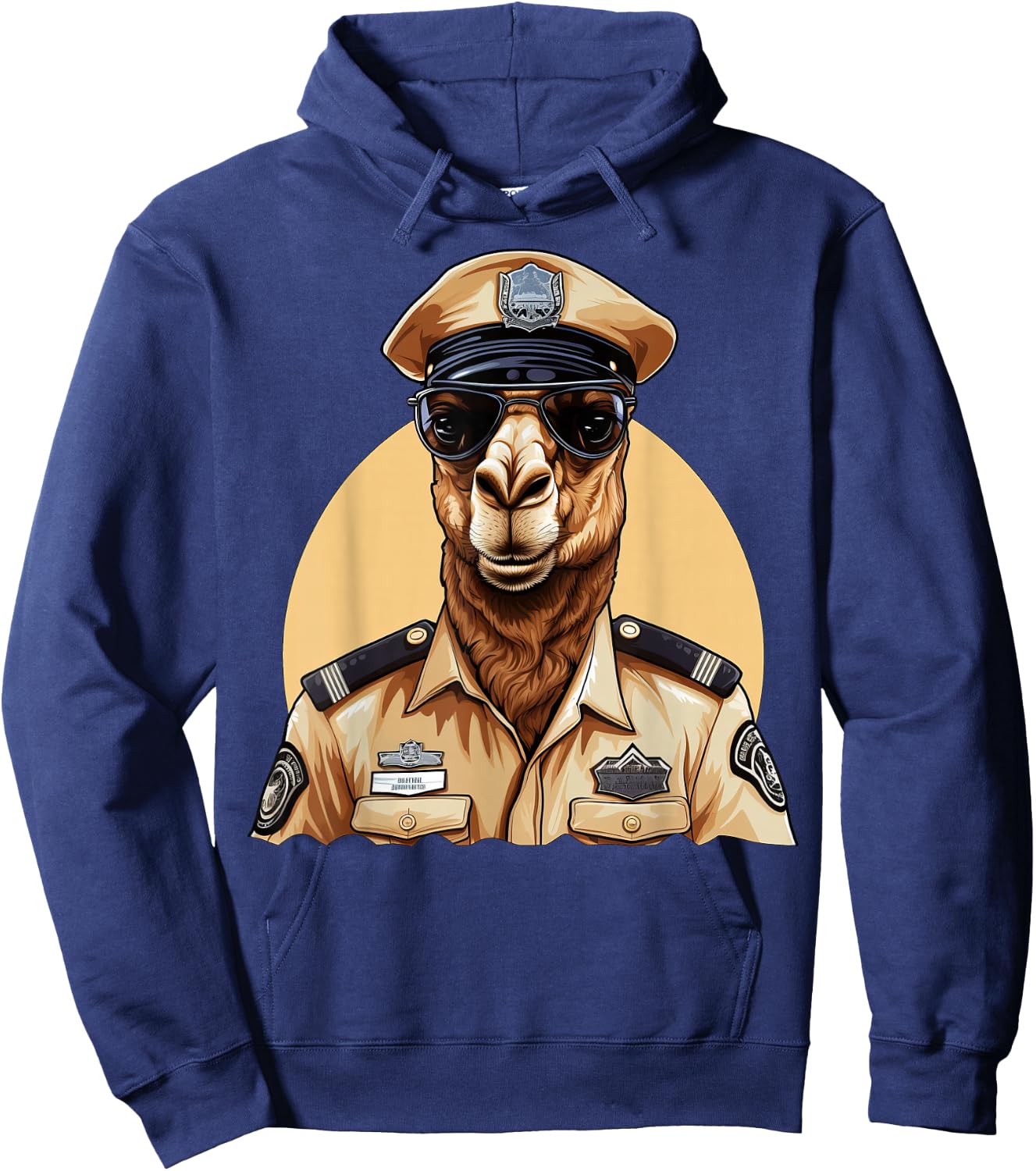 Camel Policeman Hoodie - Hoodie | Navy