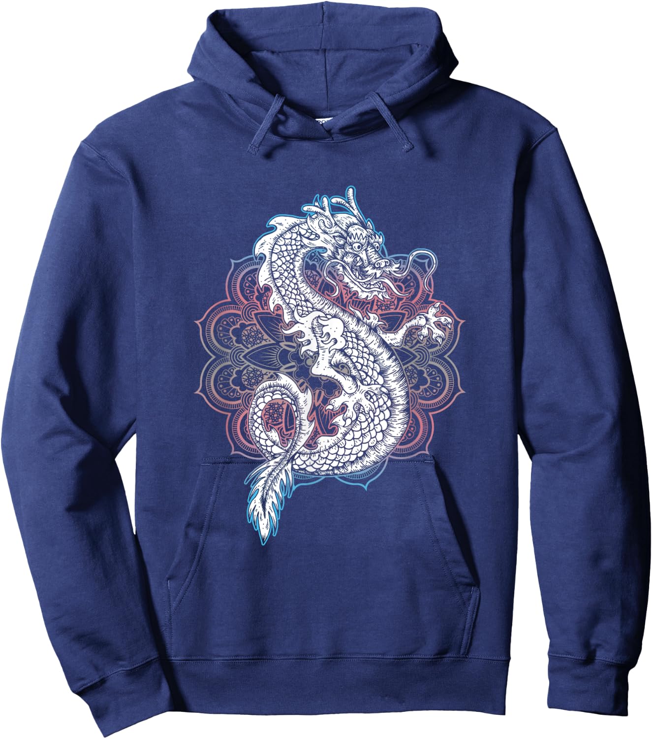 Transgender Dragon Transsexual Transgender Flag LGBTQ Hoodie - Hoodie | Navy