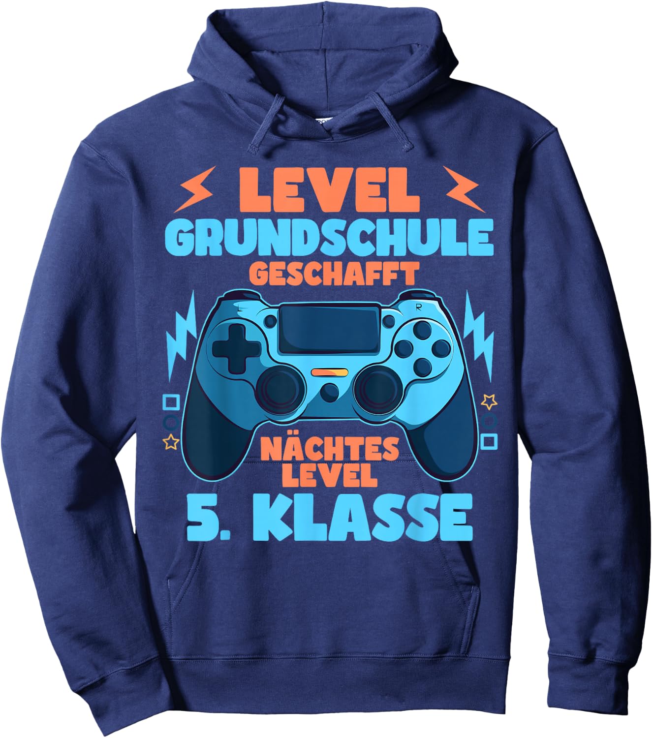 Primary School Graduation 2024 Level Primary School Schafft Gamer , black Hoodie - Hoodie | Navy