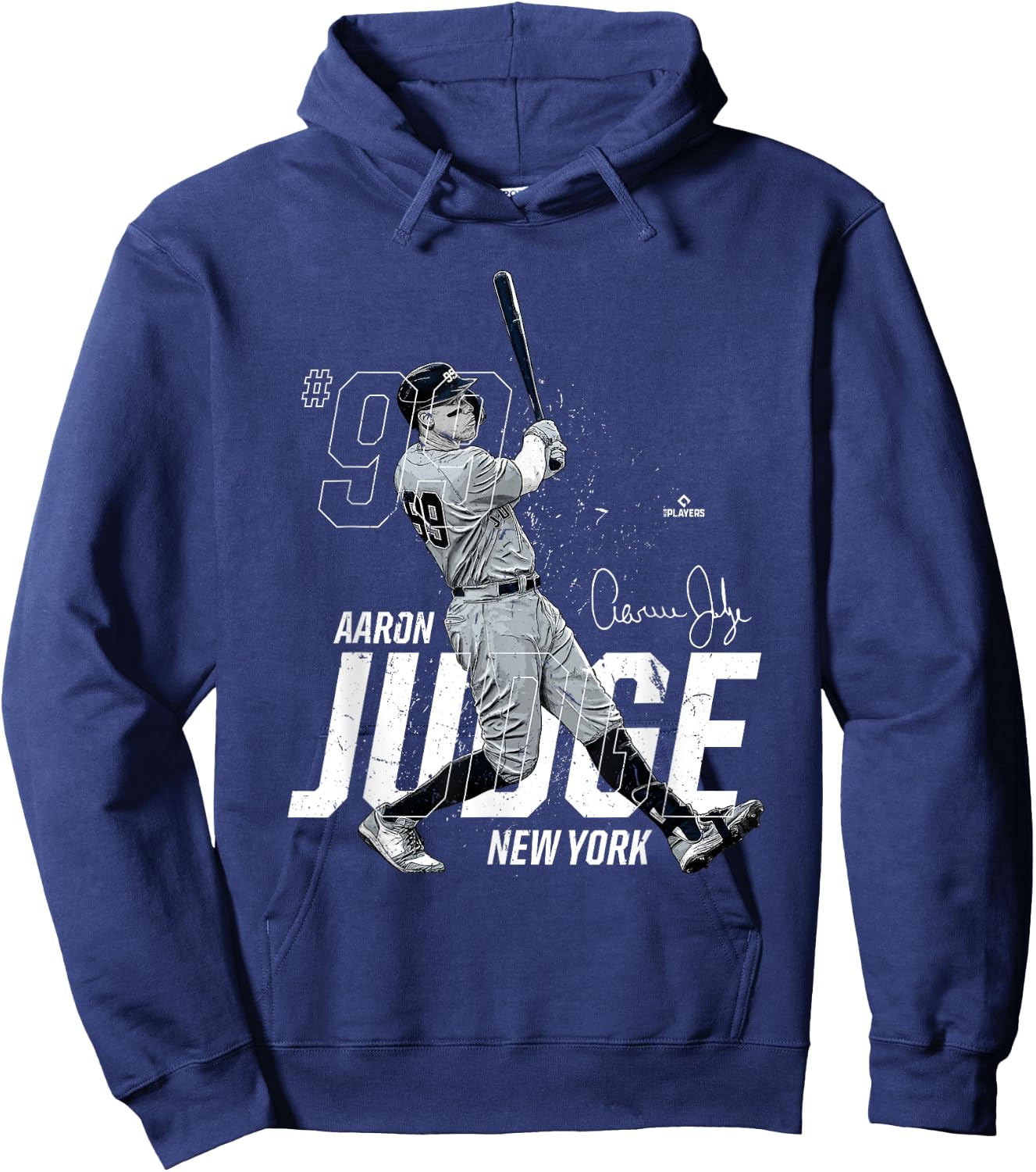 Dynamic Pose Aaron Judge New York Baseball MLBPA Hoodie - Hoodie | Navy