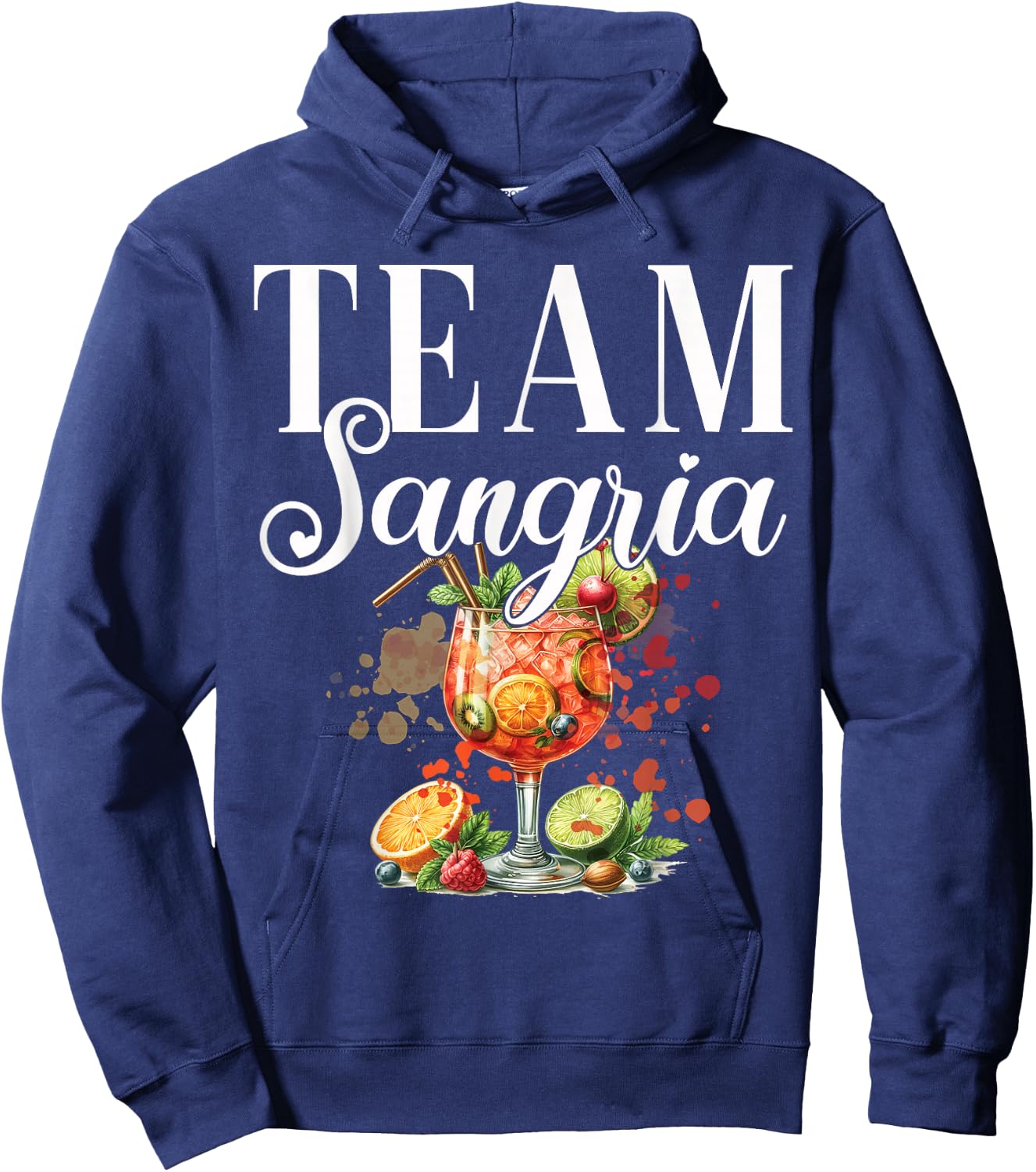 Sangria Cocktail Bartender Hen Party Hoodie - Hoodie | Navy