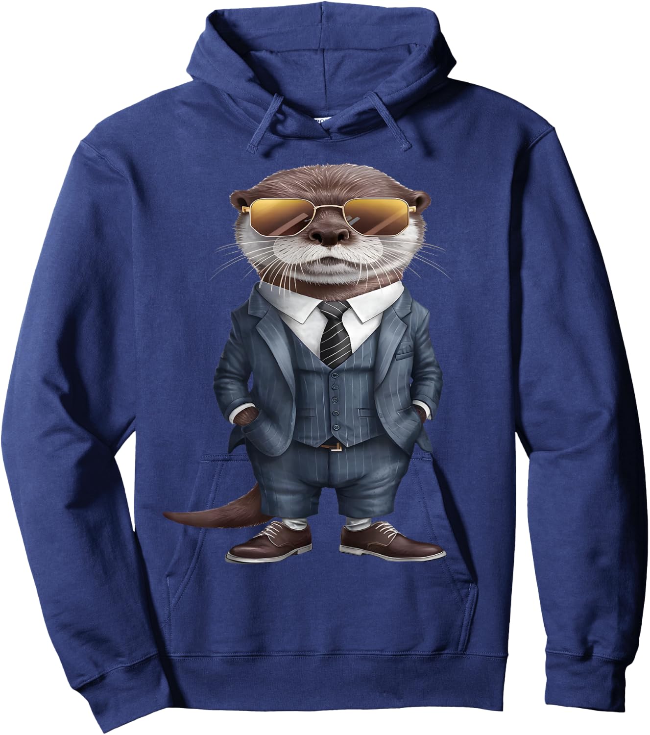 Otter Men Woman Otter In Suit Otter Hoodie - Hoodie | Navy