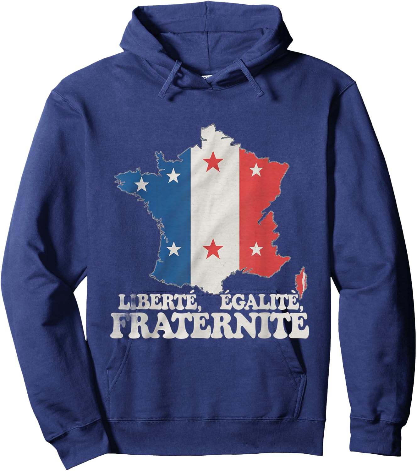 Flag France Liberty Equality Fraternity France Card Memes , Black, S Hoodie - Hoodie | Navy