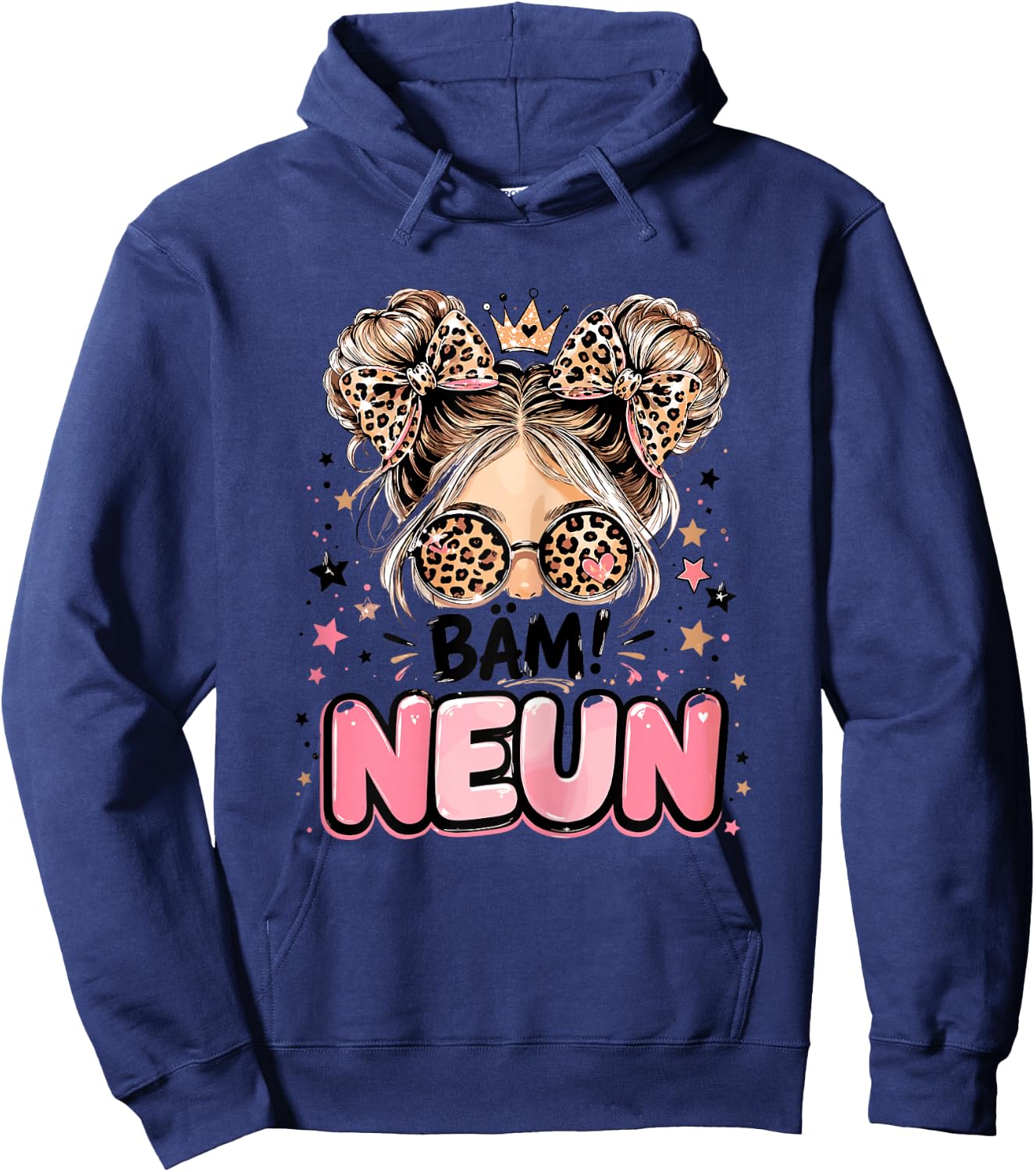 9. Geburtstag Mädchen 9 Jahre 2017 Lustig Geschenk Hoodie - Hoodie | Navy