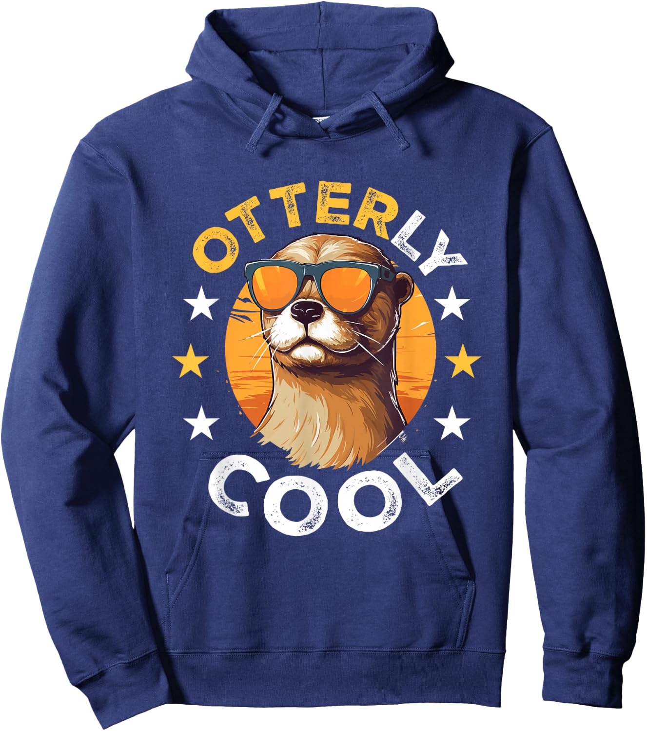 Otter Animal Kids & Adult - Otterly Cool Hoodie - Hoodie | Navy