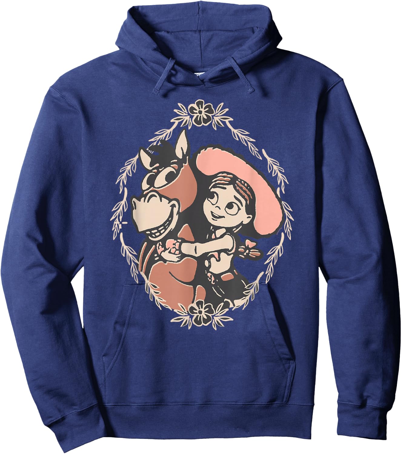 Disney and Pixar's Toy Story 5 Jessie Hugging Bullseye Hoodie - Hoodie | Navy