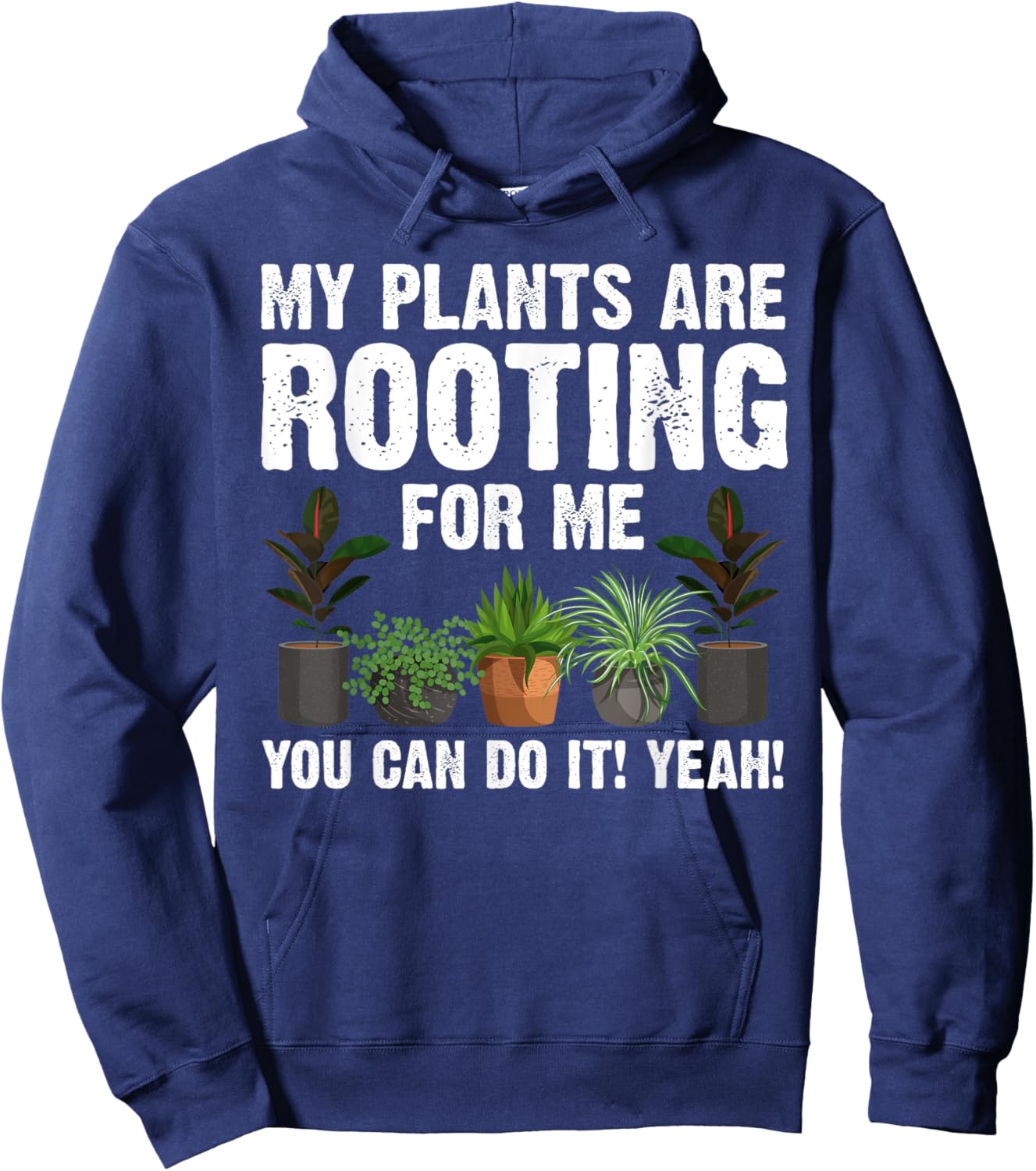Funny Gardening Design Women Gardener Plant Lover Hoodie - Hoodie | Navy